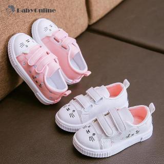 Đôi sneaker đế mềm chống trượt in hoạt hình cho bé gái