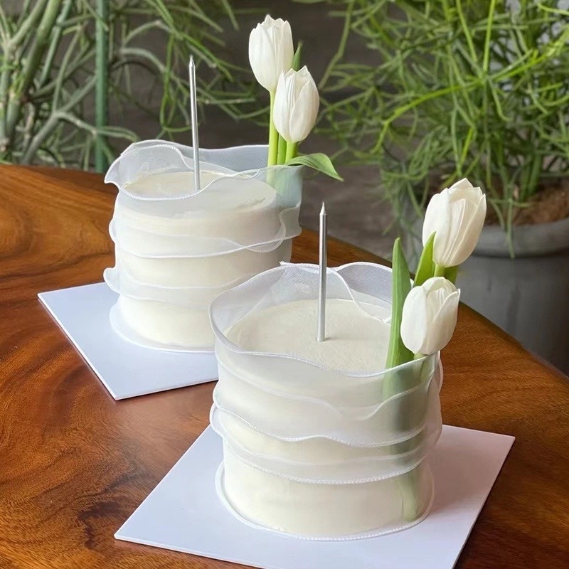 Set 10 Hoa Tulip Nhân Tạo Chất Liệu PU Dùng Để Trang Trí Nhà/Văn Phòng
