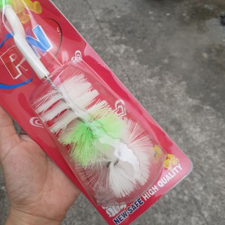Combo 5 bộ cọ rửa bình sữa 360 độ Faralin (màu ngẫu nhiên)