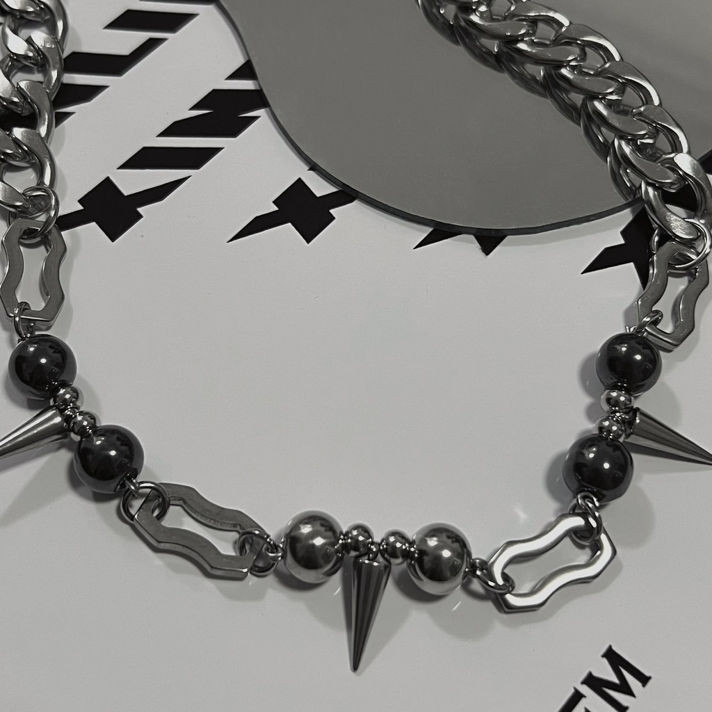 Dây Chuyền Dạng Chuỗi 19A1588 Phong Cách Punk Hiphop Dễ Phối Đồ Dành Cho Nam Và Nữ