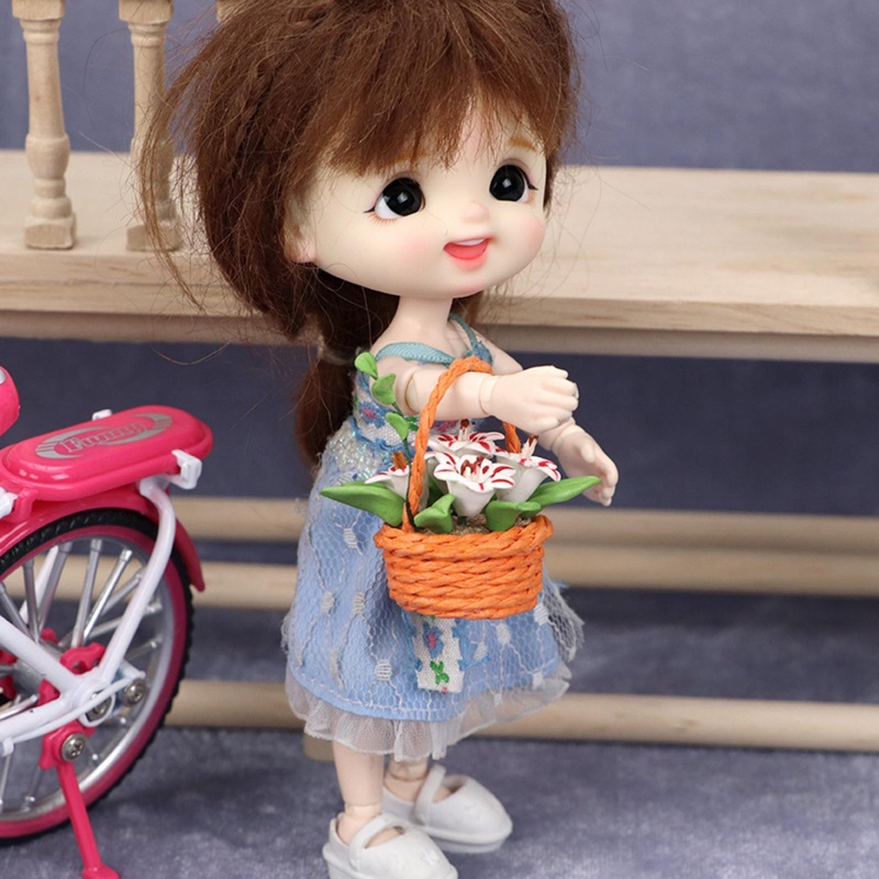 Chậu Hoa Resin Mini Trang Trí Tiểu Cảnh Cho Nhà Búp Bê