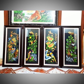 Tranh thêu thành phẩm chưa khung