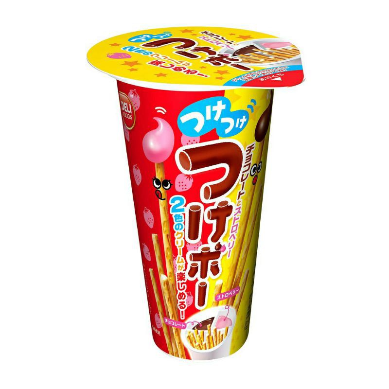 Bánh Que Chấm Kem Socola và Dâu Tây