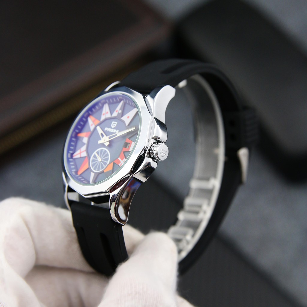 Đồng Hồ Nam PAGINI PA1797 Dây Silicon Quân Đội Mặt Kính Chống Xước, Chống Nước Siêu Tốt Bảo Hành 12 Tháng | BigBuy360 - bigbuy360.vn