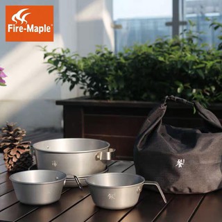 Bát, đĩa, tô canh , cốc nhôm  Fire maple