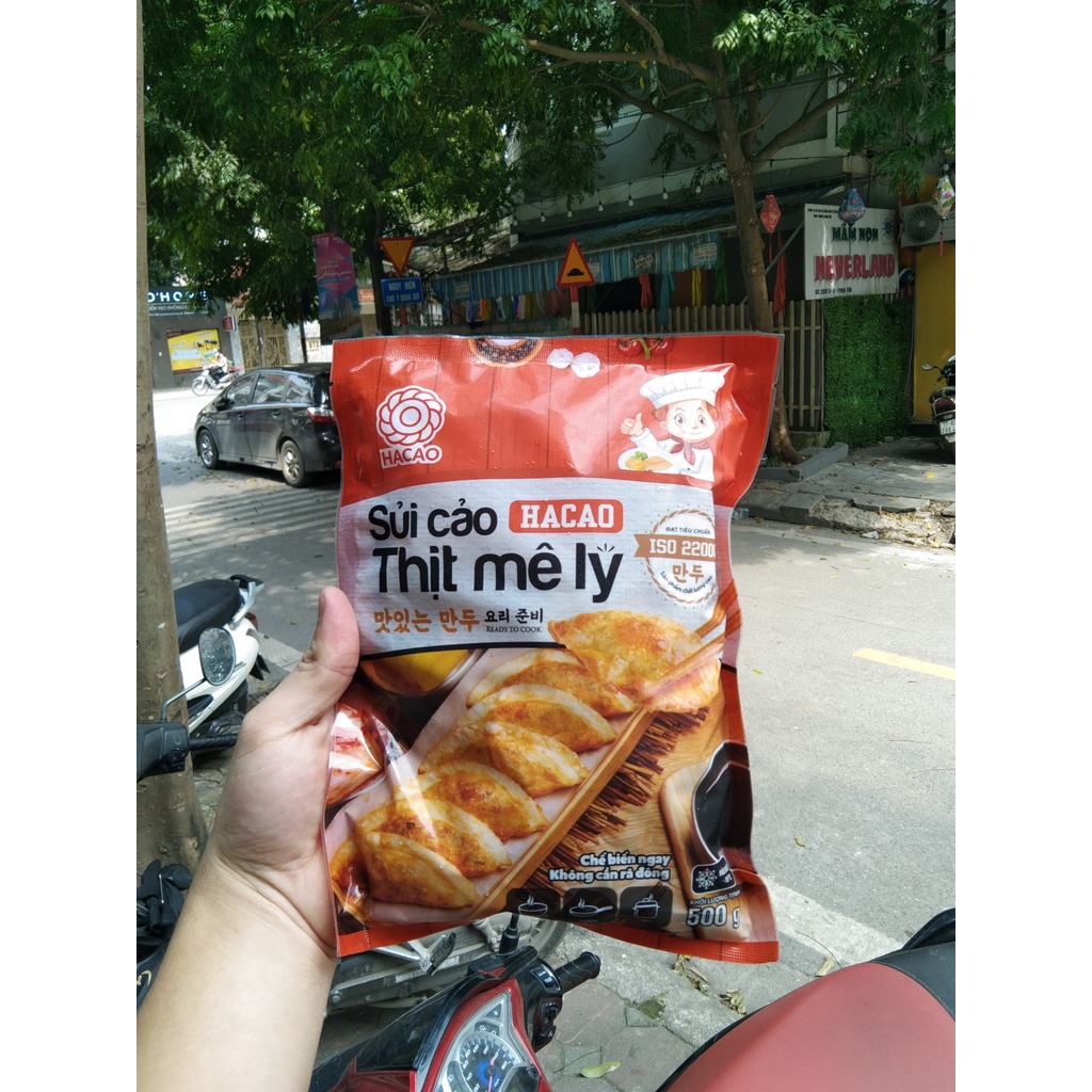 Sủi cảo nhân thịt Hacao chiên, rán, thả lẩu, nấu súp, hấp ăn sáng tiện lợi, thơm ngon gói 500g