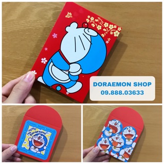 Bộ 10 Bao Lì Xì Ngắn Doremon Doraemon