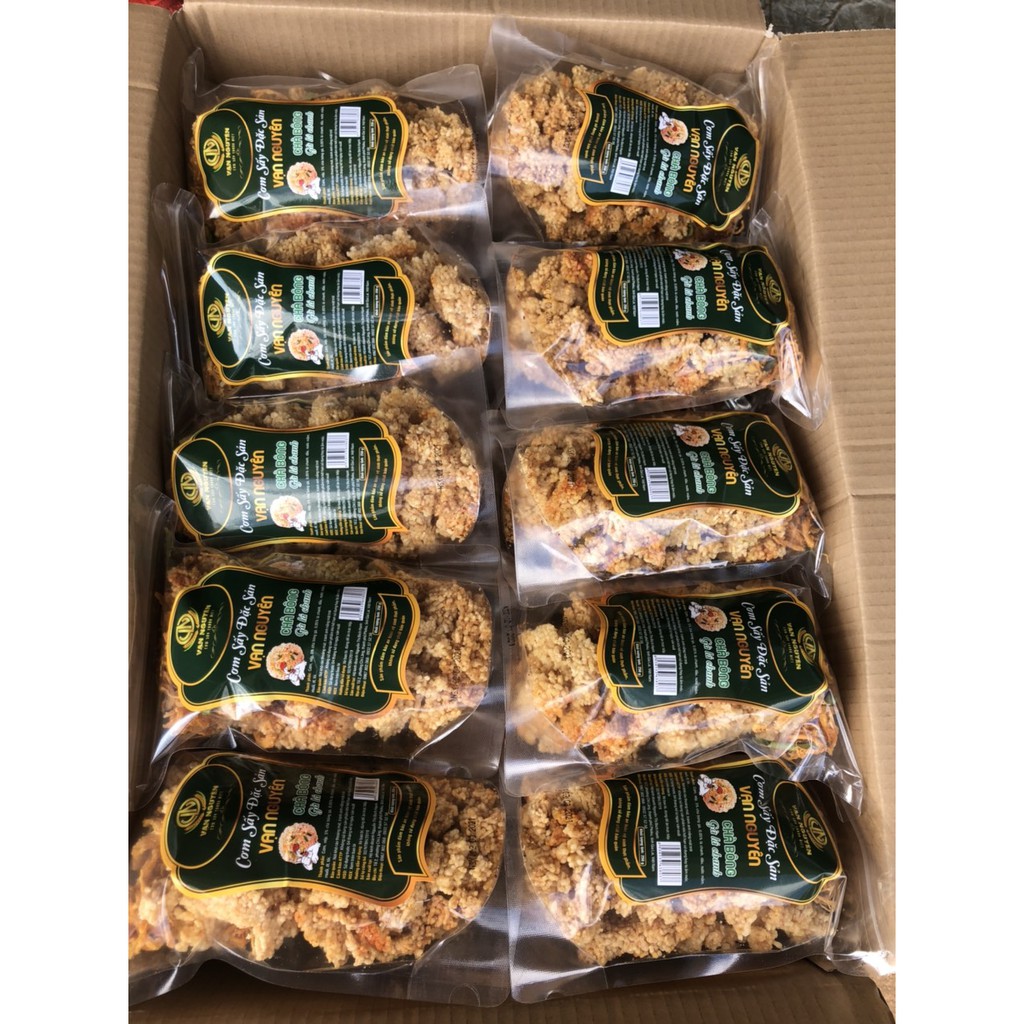 Cơm Sấy/Cơm Cháy Chà Bông Gà Lá Chanh Vạn Nguyên 250gr/420gr