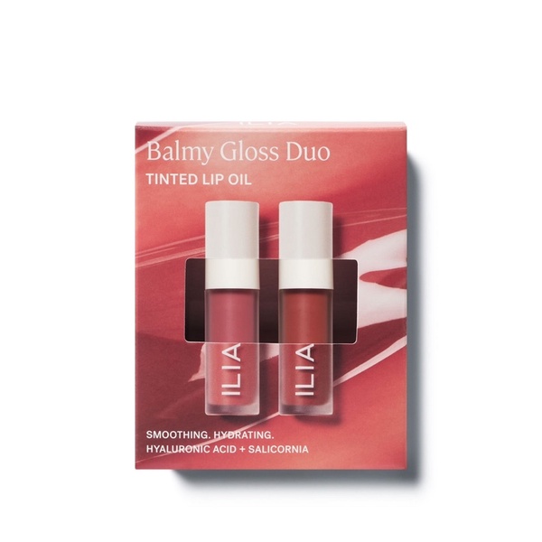 Set son Dưỡng Có Màu Ilia Mini Balmy Gloss Tinted Lip Oil Duo
