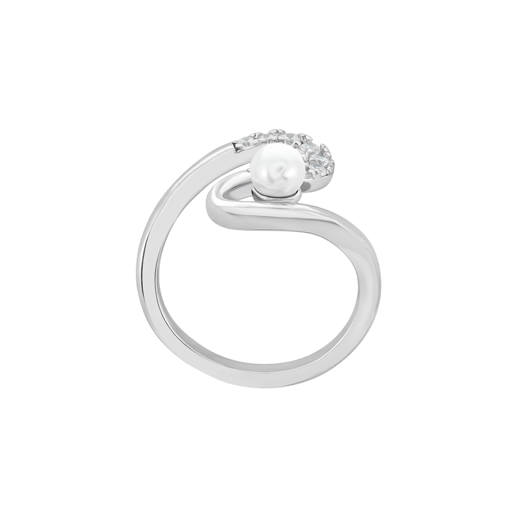Nhẫn bạc đính ngọc trai nhân tạo PNJSilver NHXMW060001