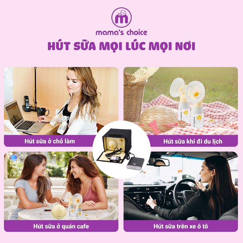 Pin sạc dự phòng Mama's Choice (hút sữa cho mẹ,sạc điện thoại cho cả gia đình)