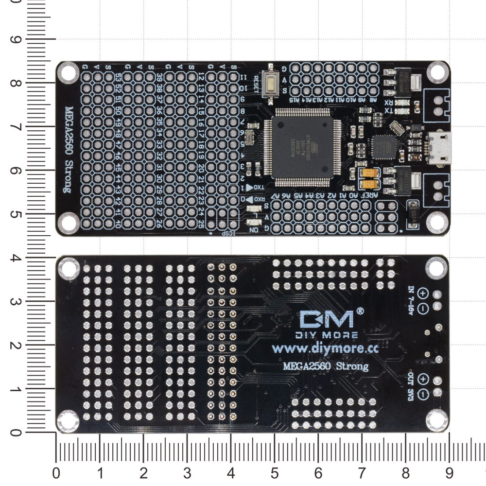 Micro điều khiển Arduino MEGA2560 R3 Ban phát triển ATMEGA16U2 cho Arduino MEGA 2560 R3