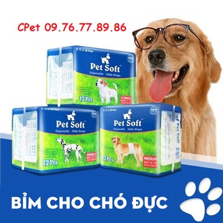 Tã bỉm cho chó mèo Pet Soft (giống đực)