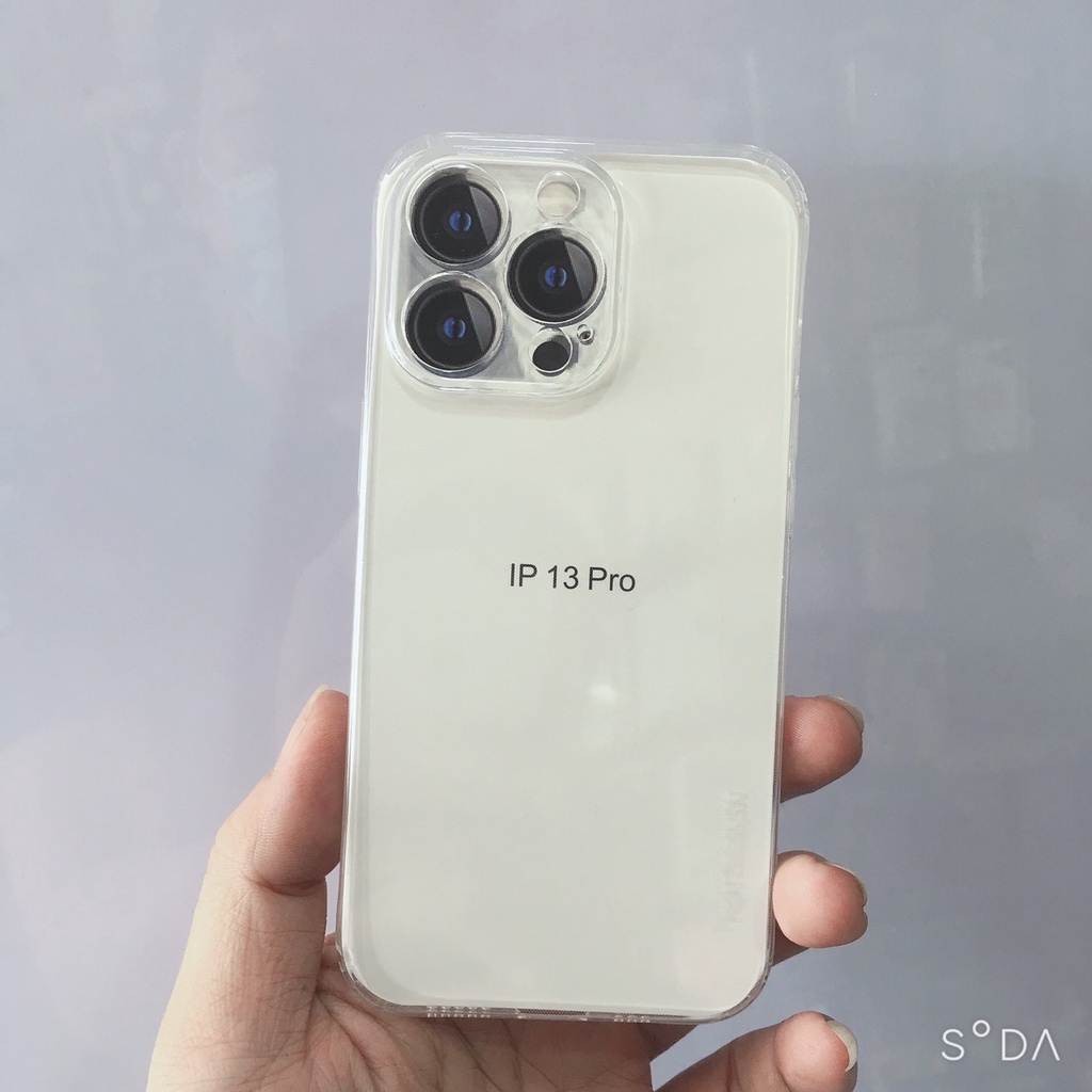 Ốp lưng iPhone 13/ 13Pro/ 13 Pro Max Ốp dẻo trong TPU loại tốt, bảo vệ camera chính hãng KST Design