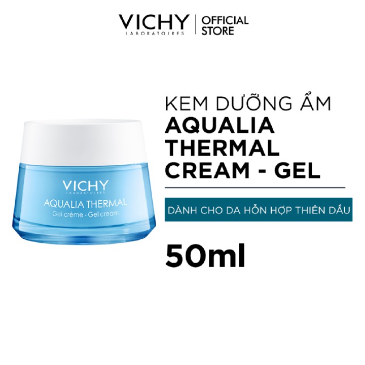 Kem dưỡng ẩm và cung cấp nước dạng gel giúp da trông mịn màng, tươi sáng hơn Vichy Aqualia Thermal Cream-Gel 50ml | BigBuy360 - bigbuy360.vn