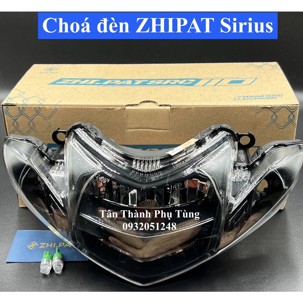 Choá đèn, Pha đèn Led ZHIPAT Sirius 2 tầng -Bảo hàng 1 năm Phukienxemay