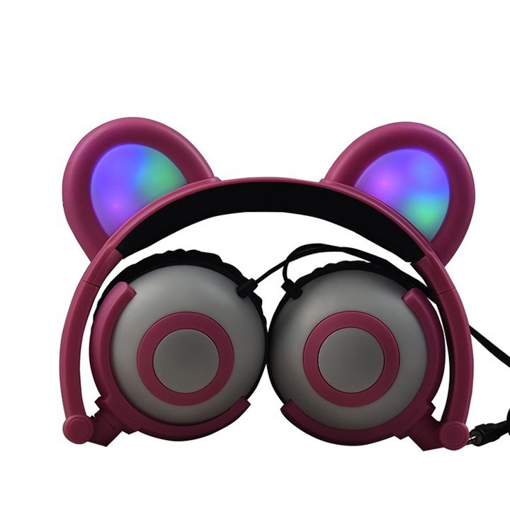Tai nghe mèo cute dễ thương cao cấp, Headphone tai mèo cute cho nữ âm thiết kế chống ồn âm thanh trầm ấm, MDT098