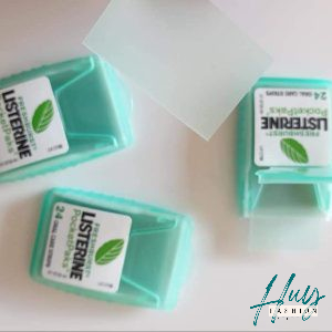 Kẹo lá ngậm thơm miệng Listerine PocketPaks Fresh Burst 72 miếng hàng Úc/ Xịt thơm miệng bạc hà xanh lá, đỏ, xanh dương