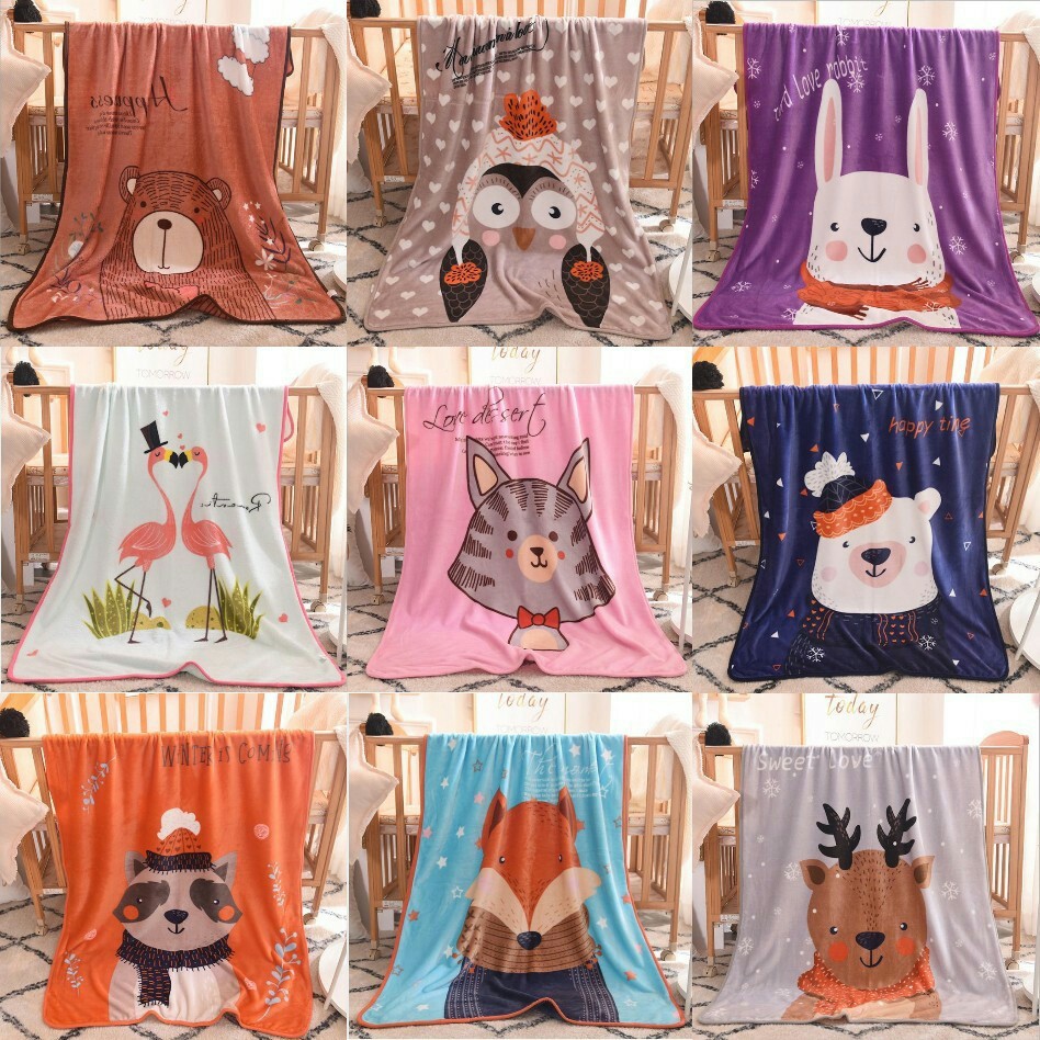 Chăn lông tuyết cho bé, mền siêu mềm mịn cho trẻ em.