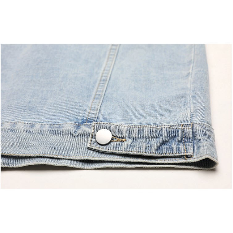 Áo khoác bò xanh nhạt, xanh lơ | Denim jacket