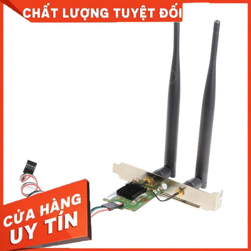 Card wifi gắn trong 2 râu hỗ trợ 2 băng tần cổng giao tiếp usb 2.0 trong