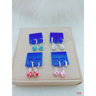 Bông tai trẻ em bạc ta