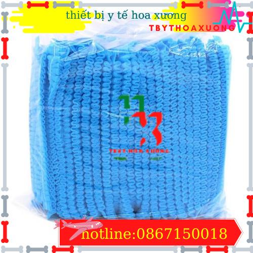 [Com Bo 10 Túi ] Mũ Giấy Trùm Tóc Dùng 1 Lần Túi 100 Chiếc