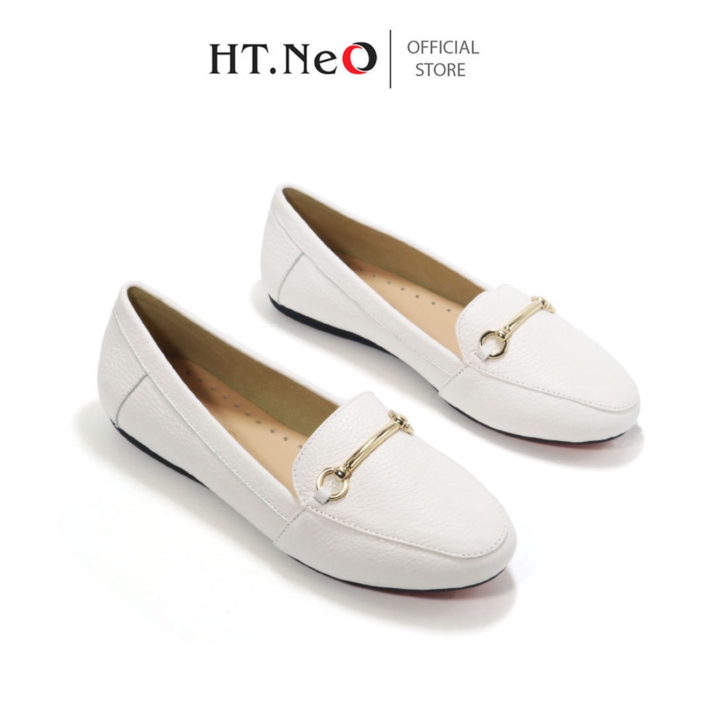 Giày da - Giày MOCA nữ HT.NEO da bò thật 100% ,kiểu dáng trẻ trung ,sang trọng ,đi mềm ,êm chân ,thoải mái GM02