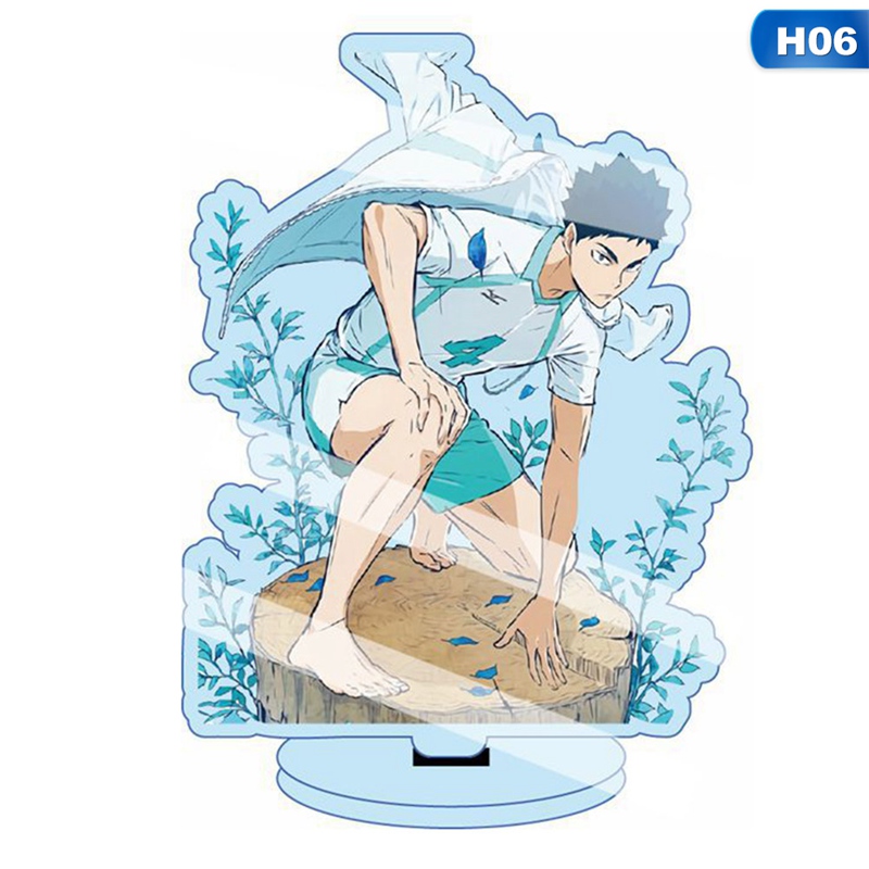 flowersqueen Giá Đỡ Mô Hình Acrylic Thiết Kế Nhân Vật Anime Haikyuu