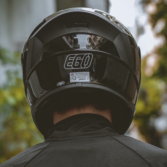 Mũ bảo hiểm Fullface 1 kính EGO E8 PLUS nâng cấp đuôi gió - BIKER.176 - Mũ bảo hiểm chính hãng Vũng Tàu