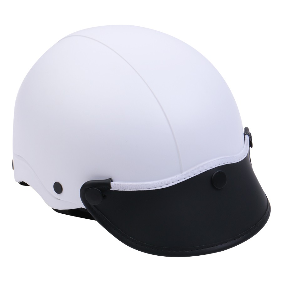 Nón sơn 1/2 Đầu NAPOLI N088 - Free size 55 – 58cm - Màu Trắng – Bảo hành 12 tháng