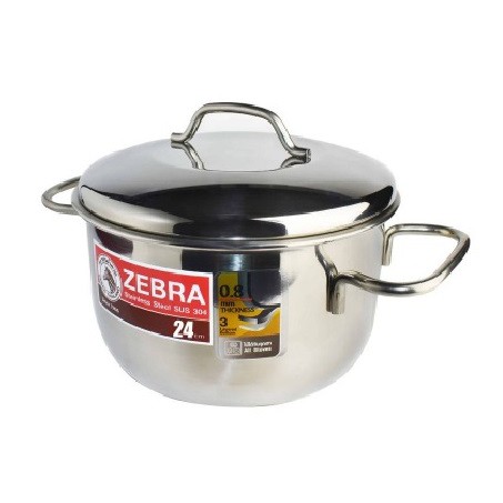 Nồi 3 đáy Zebra nắp Inox 24cm  - EXTREME INFINITY - 162289