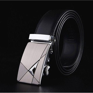 Thắt lưng nam da bò khóa tự động, Dây đen