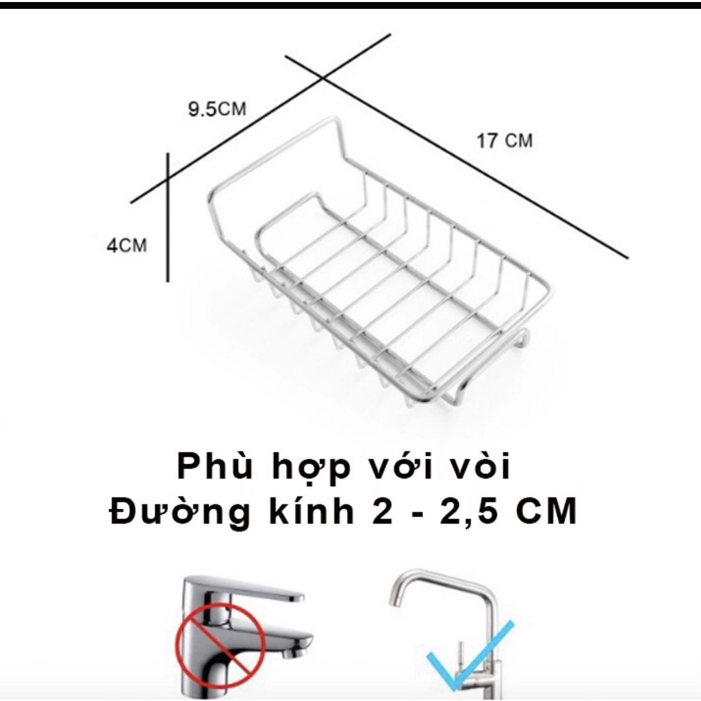 KHAY INOX GẮN VÒI RỬA BÁT