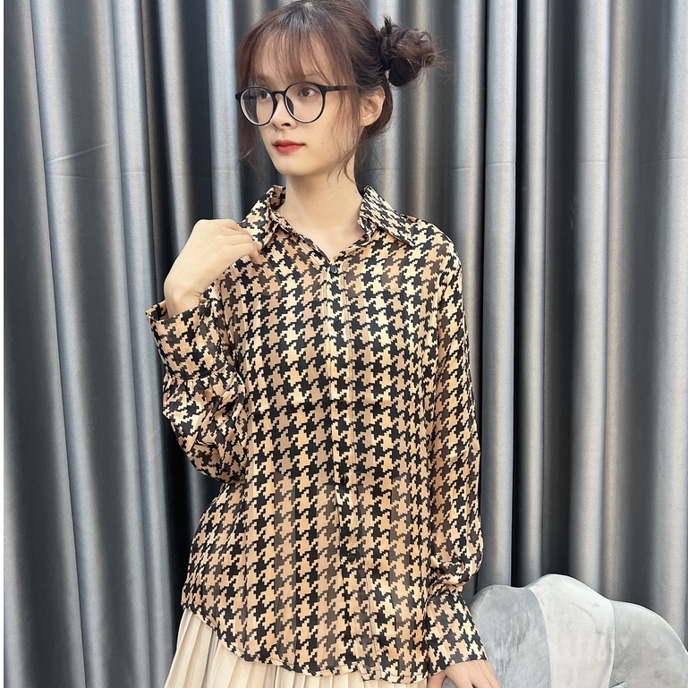 một chiếc áo sơ mi thời trang đẹp caro