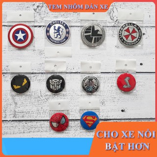 Tem Logo Nhôm Hình Tròn Có Nhiều Mẫu
