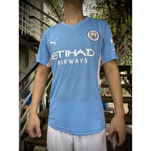 Set Bộ quần áo đá bóng , banh hàng thái lan clb man city 2021