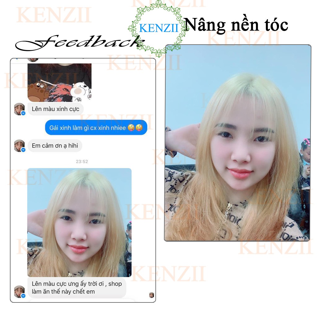 Bột Tẩy Tóc KARSEELL - ELGON  Tặng Trợ Nhuộm  SIZE MINI Chính Hãng Không Đứt Gãy Tóc