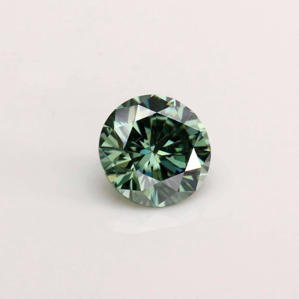 Kim cương nhân tạo Moissanite màu Deep green (Xanh đậm). Full kiểm định quốc tế CC, Trang sức, dây chuyền, nhẫn cao cấp