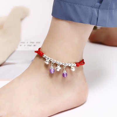 Lắc chân thắt dây đỏ handmade phong cách và cá tính 2019 | BigBuy360 - bigbuy360.vn