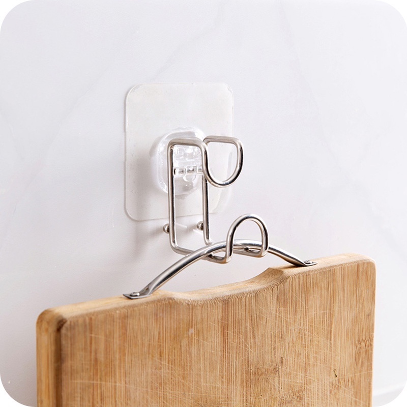 Móc Dơn Dán Tường Treo Đồ Bằng Inox (Hàng Mới Về)