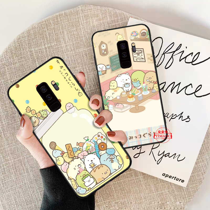 Ốp điện thoại silicon dẻo in hình Sumikko Gurashi 109J cho Samsung Note 8 9 10 Plus Lite 20 Ultra S6 Edge J7 Core