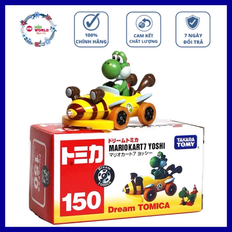 Xe mô hình Tomica Box Mariokart7 Yoshi. Made in China. MS: 680.