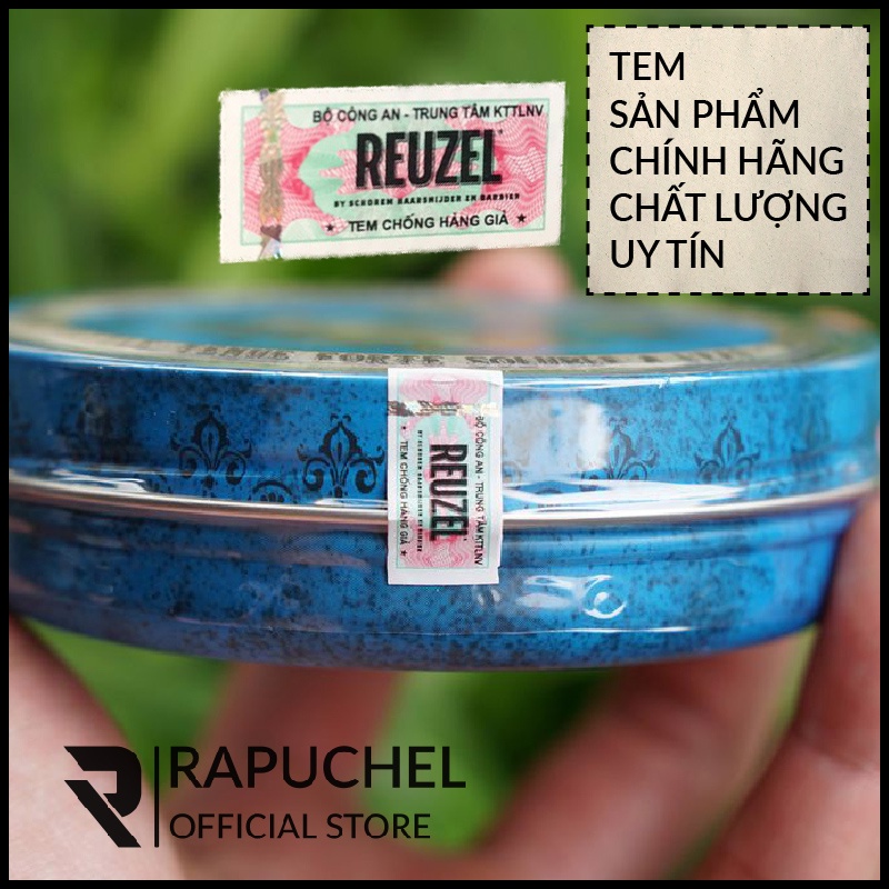 Sáp vuốt tóc nam Reuzel Blue chính hãng thơm giữ nếp Rapuchel Store RX01