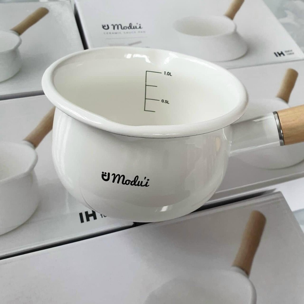 Nồi Nấu Đồ Ăn Dặm Cho Bé Bằng Sứ Modui Hàn Quốc