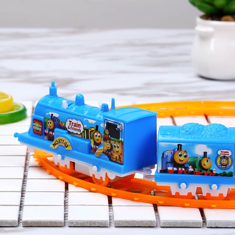 Đường ray tàu hoả thomas 3 toa mini
