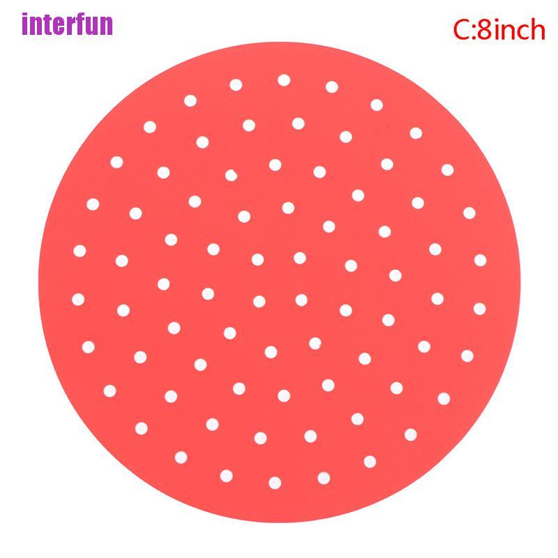 Khay Hấp Tròn Bằng silicone Tái Sử Dụng Tiện Lợi