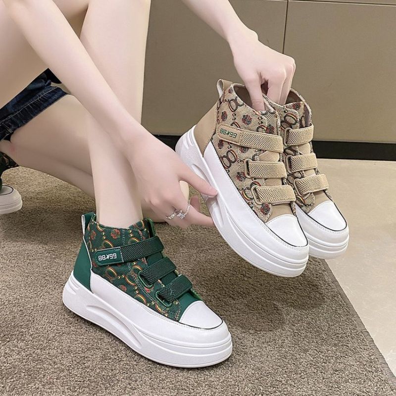 Giày Thể Thao Cổ Cao nữ bn16,Giày Boot Nữ canvas Hàng Đẹp Thiết Kế Thời Trang Nữ Phong Cách Anh Quốc Trẻ Trung Cá Tính