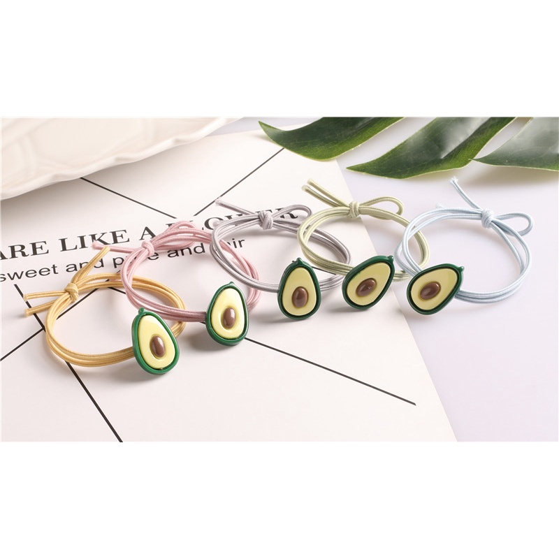 Dây buộc tóc quả bơ giá rẻ đẹp, chun buộc tóc cute , bền đẹp
