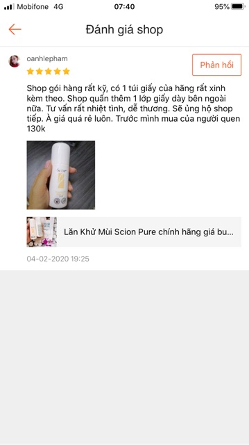 Lăn Khử Mùi Scion Pure chính hãng giá buôn sỉ